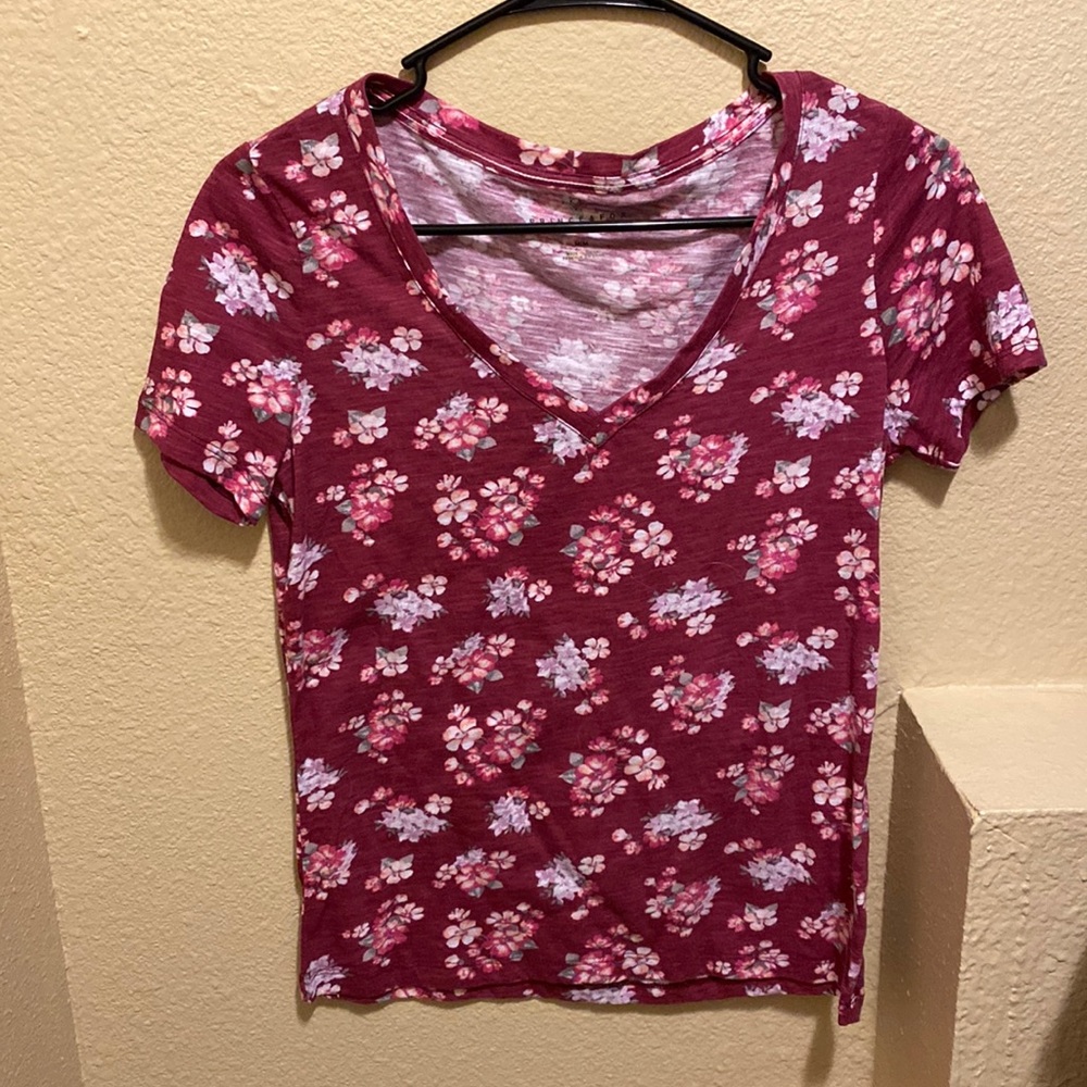 Womens floral shirt